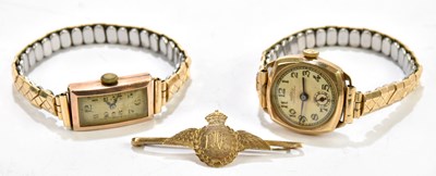 Lot 1709 - ROTARY; a 9ct gold cased lady's 'Super Sports'...