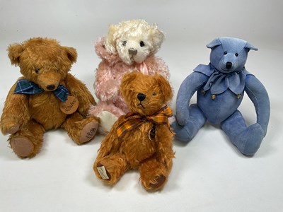 Lot 319 - A small hug of teddy bears, to include a...