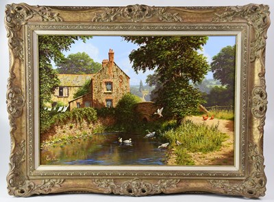 Lot 29 - EDWARD HERSEY (born 1948); acrylic on canvas,...