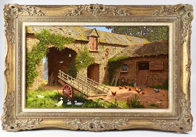 Lot 24 - EDWARD HERSEY (born 1948); acrylic on canvas,...