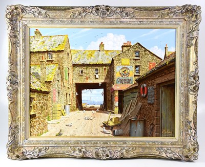 Lot 25 - EDWARD HERSEY (born 1948); acrylic on canvas,...