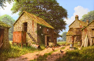 Lot 23 - EDWARD HERSEY (born 1948); acrylic on canvas,...