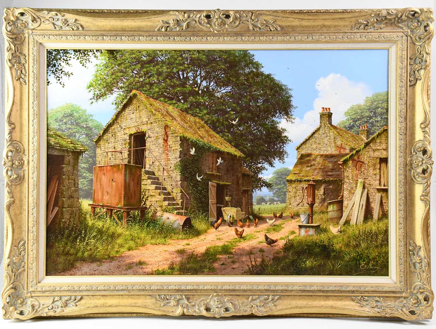 Lot 23 - EDWARD HERSEY (born 1948); acrylic on canvas,...
