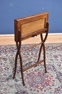 Lot 70 - A late Victorian mahogany folding coaching...