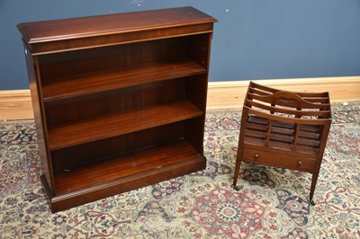 Lot 87 - A 19th century mahogany four division...