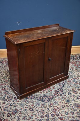 Lot 1039 - An early 20th century mahogany two door...