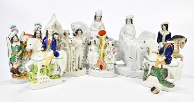 Lot 1449 - STAFFORDSHIRE; a collection of 19th century...
