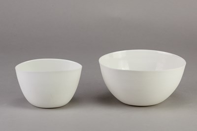Lot 807 - An unglazed translucent porcelain bowl with...