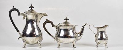 Lot 2054 - WALKER & HALL; a George V hallmarked silver...