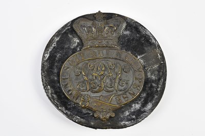 Lot 2604 - A Victorian Grenadier Guards Valise badge.