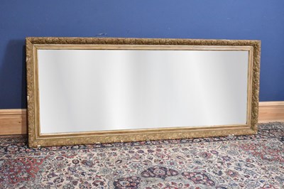 Lot 46 - A large late 19th century gilt framed...