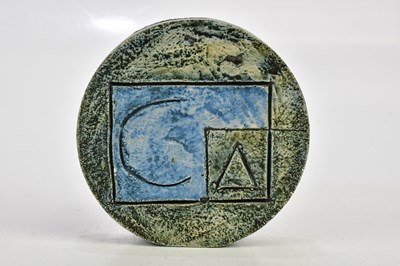 Lot 2251 - LINDA TAYLOR FOR TROIKA POTTERY; a small wheel...