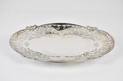 Lot 2370 - VINERS; a George V hallmarked silver footed...