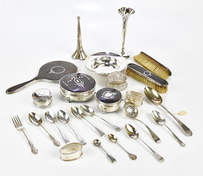 Lot 2455 - GEORGE UNITE; a George V hallmarked silver...