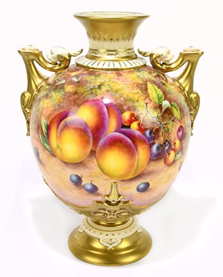 Lot 726 - JOHN FREEMAN FOR ROYAL WORCESTER; a large and...