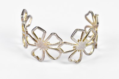 Lot 536 - ELSA PERETTI FOR TIFFANY & CO; a silver flower...