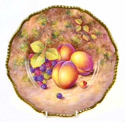 Lot 724 - JOHN FREEMAN FOR ROYAL WORCESTER; a hand...