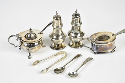 Lot 2490 - A pair of George V hallmarked silver...
