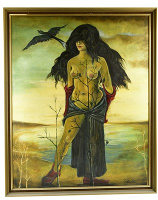 Lot 1634 - JOHN SHELTON (1923-1993); oil on canvas,...