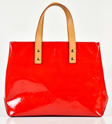 Lot 731 - LOUIS VUITTON; a circa 2006 raspberry red...