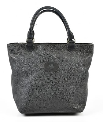 Lot 770 - MULBERRY; a black Scotchgrain coated canvas...