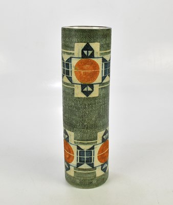 Lot 2264 - TROIKA POTTERY; a large cylinder vase,...