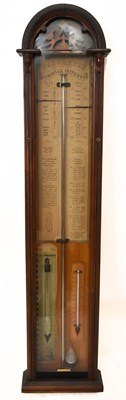 Lot 1360 - ADMIRAL FITZROY; a 19th century mahogany cased...