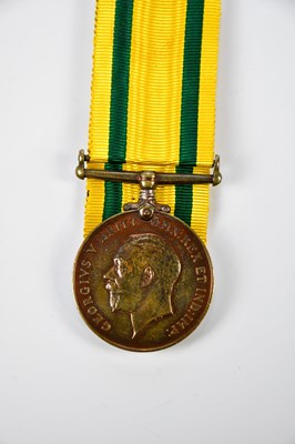 Lot 1549 - A Territorial Force War Medal and associated...
