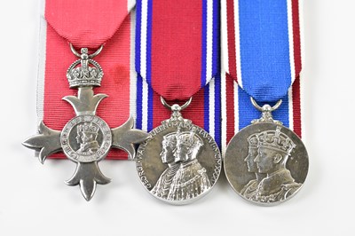 Lot 2592 - A group of three medals comprising Member of...