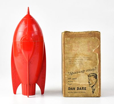 Lot 552 - A Dan Dare Space Cup in the form of a rocket...