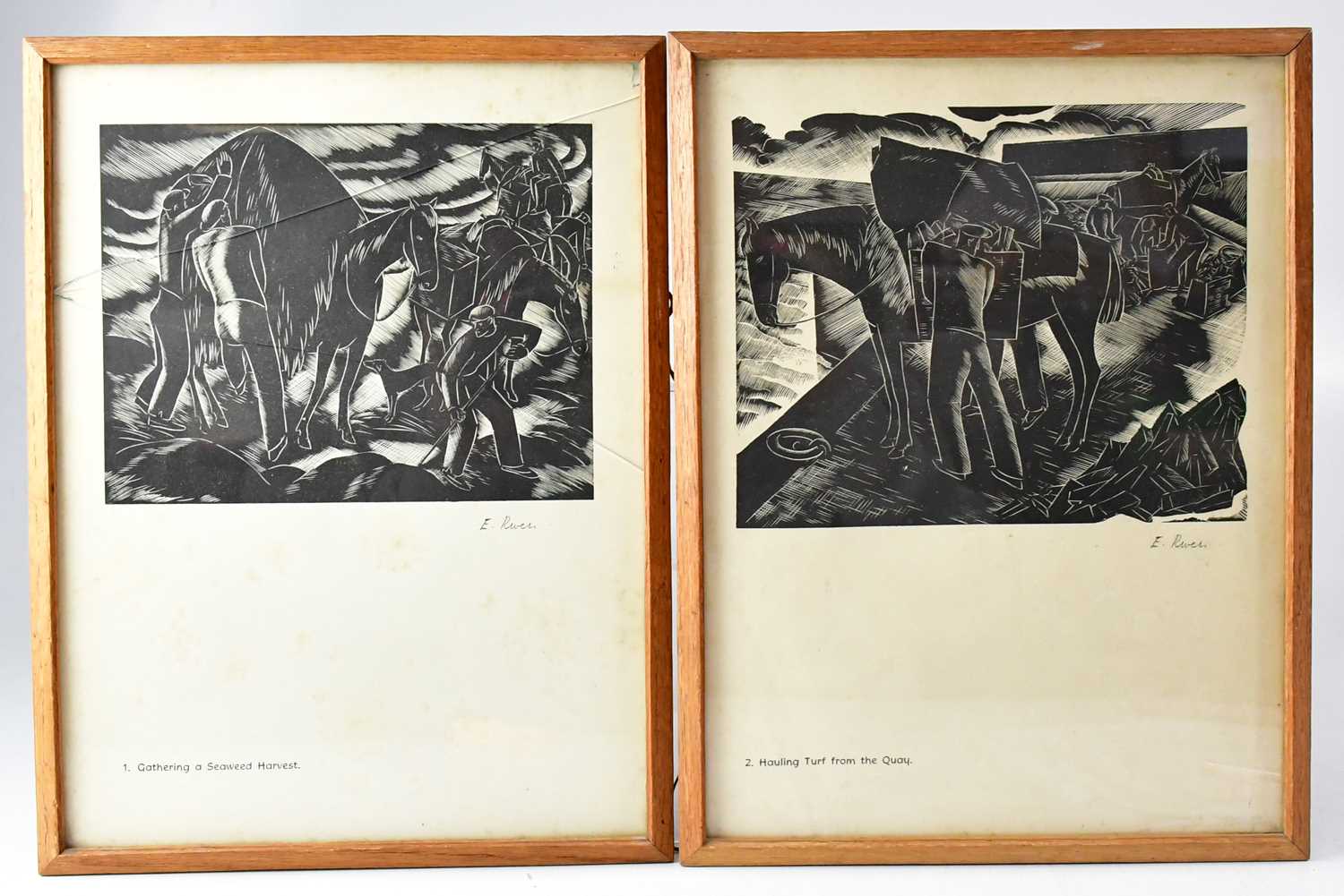 Lot 448 - ELIZABETH RIVERS (1903-1964); a set of six...