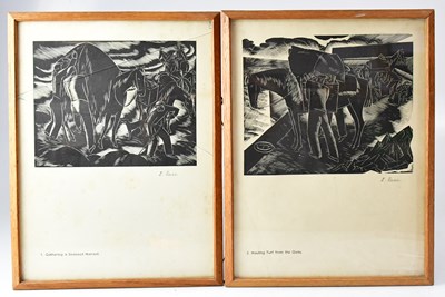 Lot 448 - ELIZABETH RIVERS (1903-1964); a set of six...