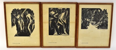 Lot 448 - ELIZABETH RIVERS (1903-1964); a set of six...