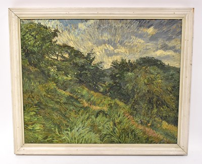 Lot 465 - J. MCCOMB (20th century); oil on canvas,...