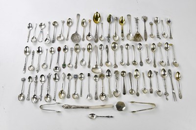 Lot 2281 - A collection of hallmarked silver, sterling,...