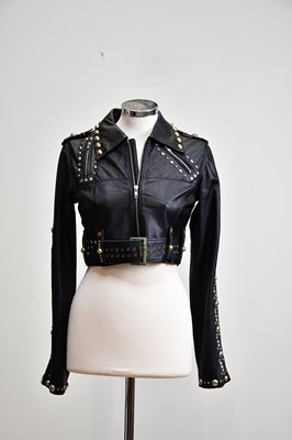 Lot 904 - JUICY COUTURE; a limited edition black leather...