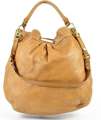 Lot 754 - MARC JACOBS; a brown pebbled leather classic Q...