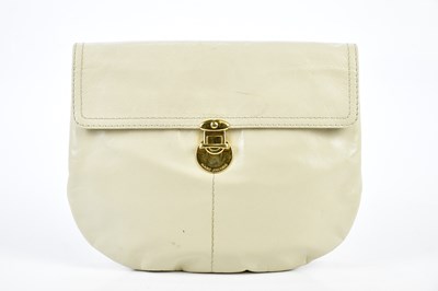 Lot 792 - MARC JACOBS; a cream soft leather clutch...