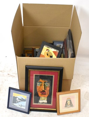 Lot 1023 - A large quantity of decorative watercolours,...