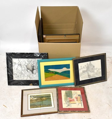 Lot 1027 - A large quantity of decorative watercolours,...