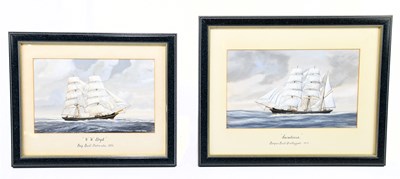 Lot 1018 - J. LEWIS JONES; a near pair of watercolours,...