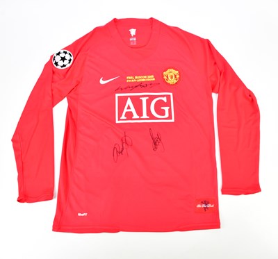 Lot 1463 - MANCHESTER UNITED; a 2008 retro style football...