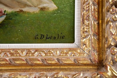 Lot 22 - GEORGE DUNLOP LESLIE (1835-1921); oil on...
