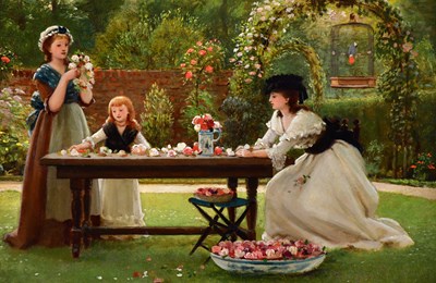 Lot 22 - GEORGE DUNLOP LESLIE (1835-1921); oil on...