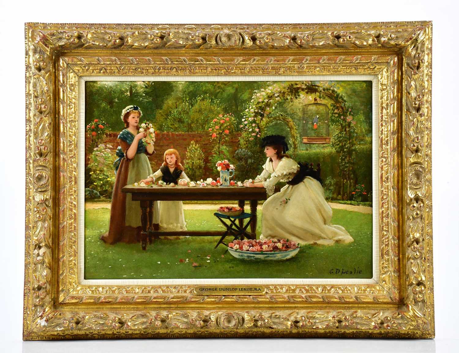 Lot 22 - GEORGE DUNLOP LESLIE (1835-1921); oil on...