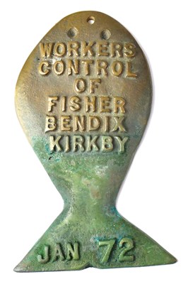 Lot 436 - ARTHUR DOOLEY (1929-1994); a bronze plaque in...