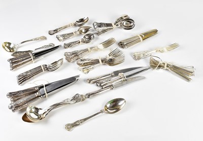 Lot 2033 - A quantity of electroplated cutlery including...