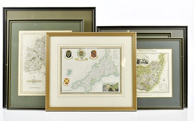 Lot 1592 - ROBERT VAUGHAN; an 18th century map of...