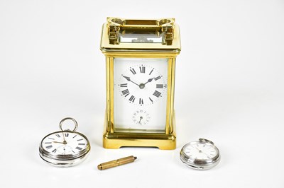 Lot 675 - A hallmarked silver cased open face pocket...