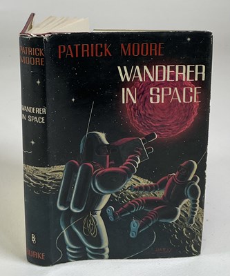 Lot 1385 - PATRICK MOORE; 'Wanderer in Space' 1961, first...